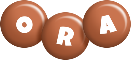 Ora candy-brown logo
