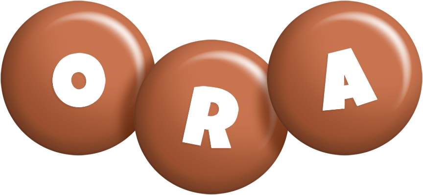 Ora candy-brown logo