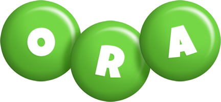 Ora candy-green logo