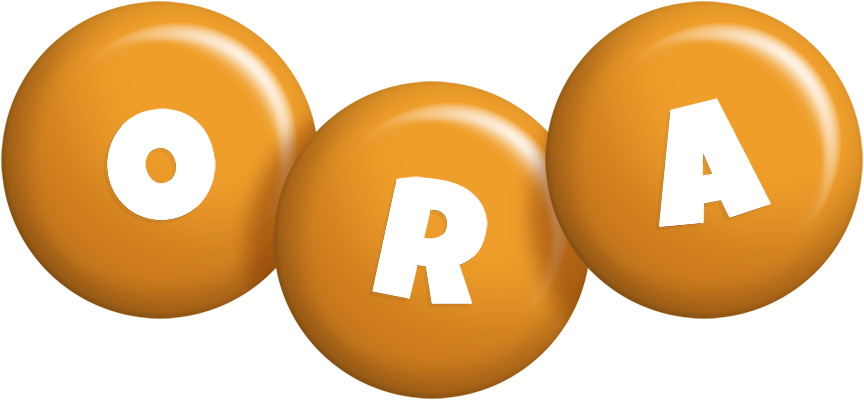 Ora candy-orange logo