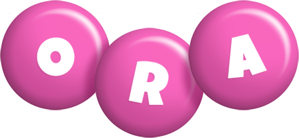 Ora candy-pink logo