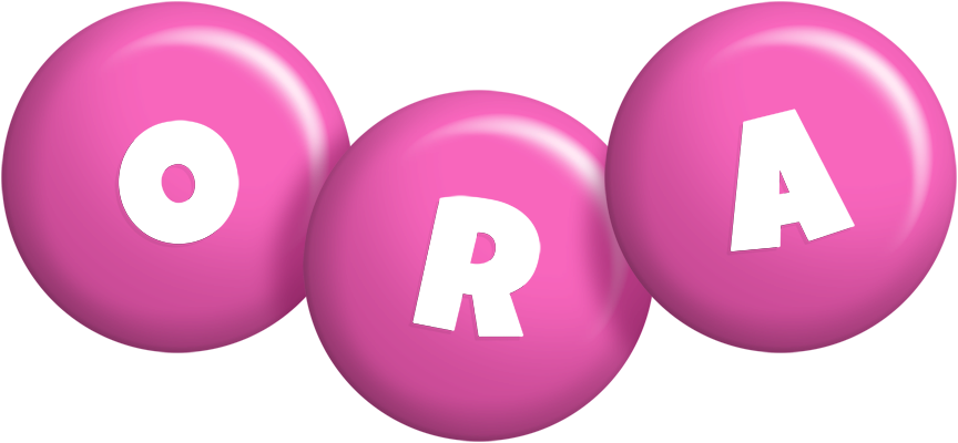 Ora candy-pink logo