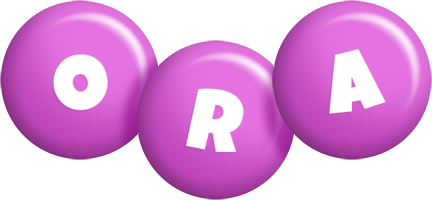 Ora candy-purple logo