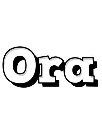 Ora snowing logo