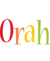 Orah birthday logo