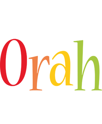 Orah birthday logo