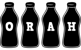 Orah bottle logo