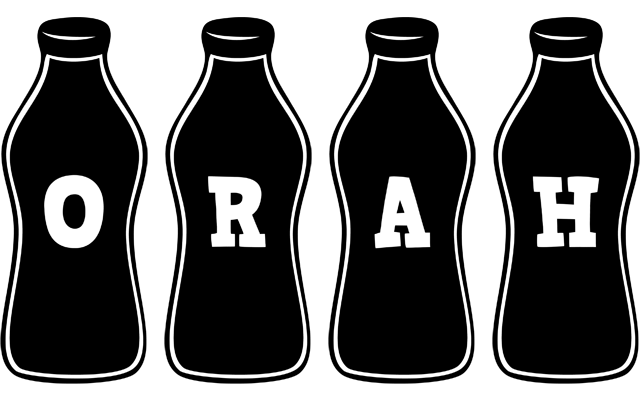 Orah bottle logo