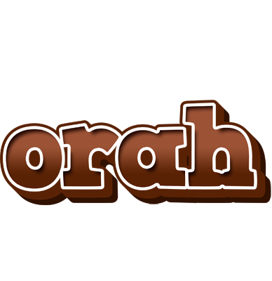 Orah brownie logo