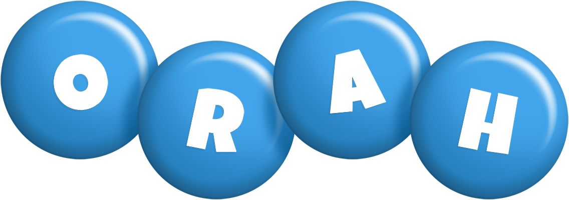Orah candy-blue logo