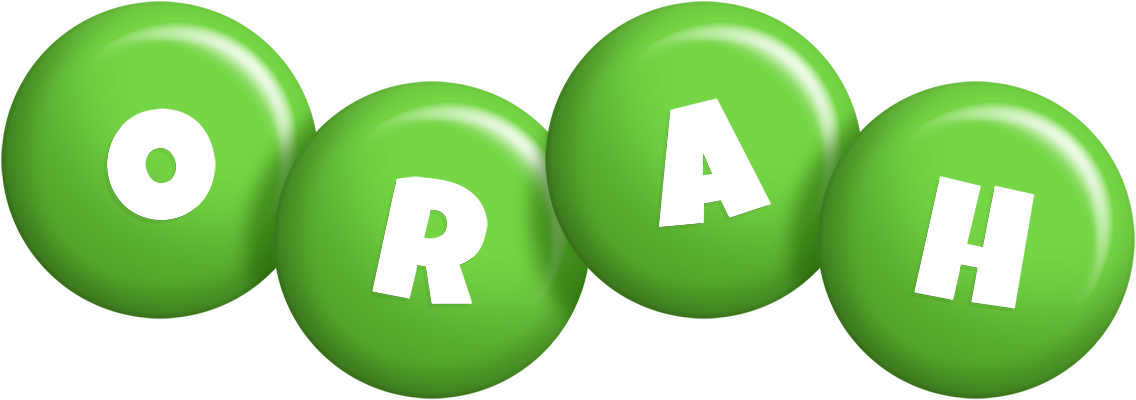 Orah candy-green logo