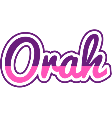 Orah cheerful logo
