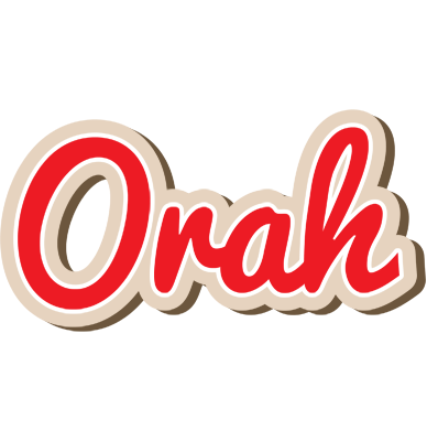 Orah chocolate logo