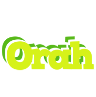 Orah citrus logo