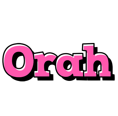 Orah girlish logo