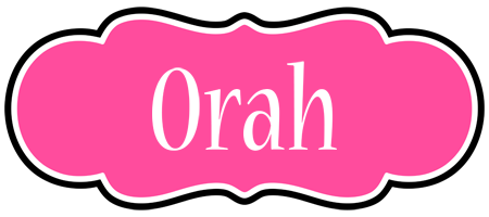 Orah invitation logo