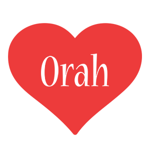 Orah love logo