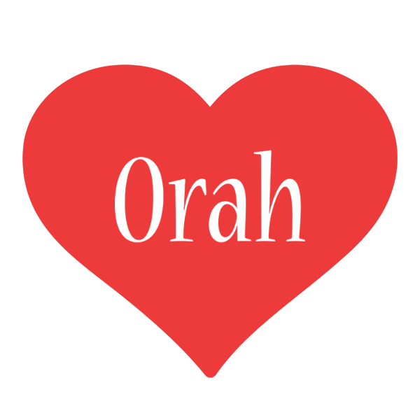Orah love logo
