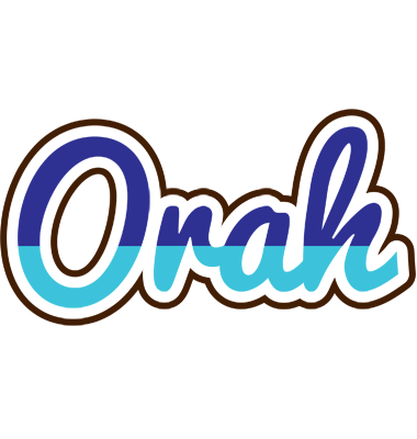 Orah raining logo