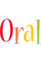 Oral birthday logo