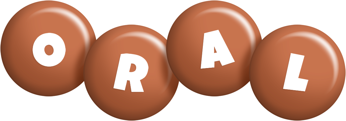 Oral candy-brown logo