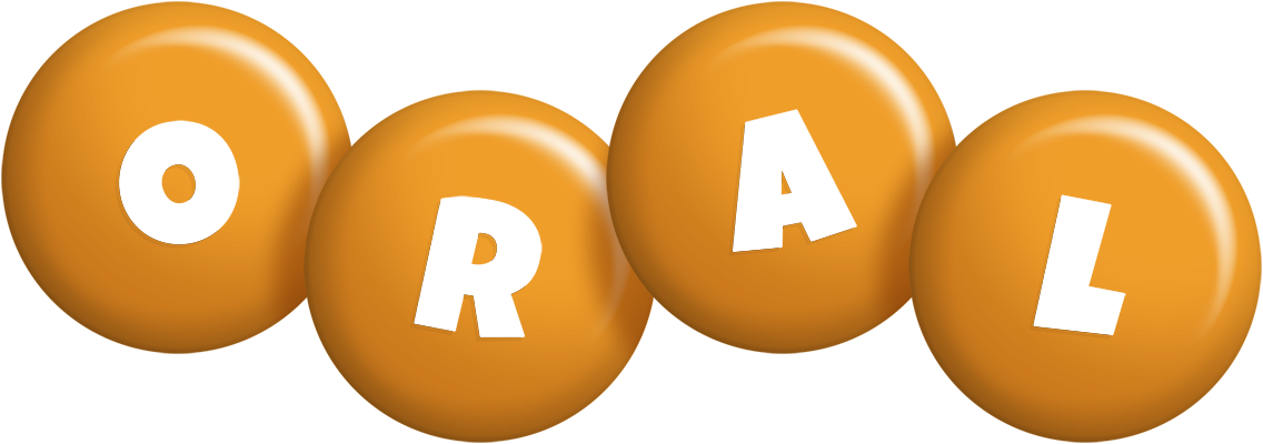 Oral candy-orange logo