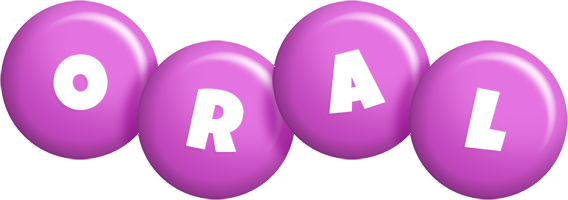 Oral candy-purple logo