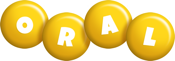 Oral candy-yellow logo