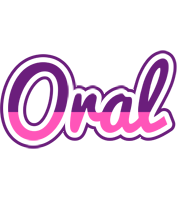 Oral cheerful logo