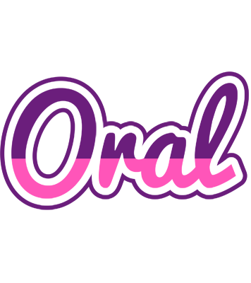 Oral cheerful logo
