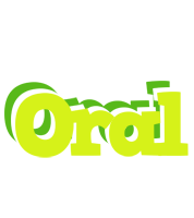 Oral citrus logo