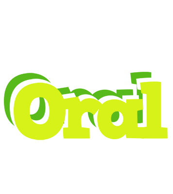 Oral citrus logo