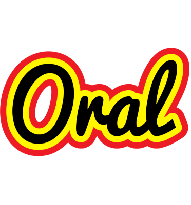 Oral flaming logo