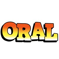 Oral sunset logo