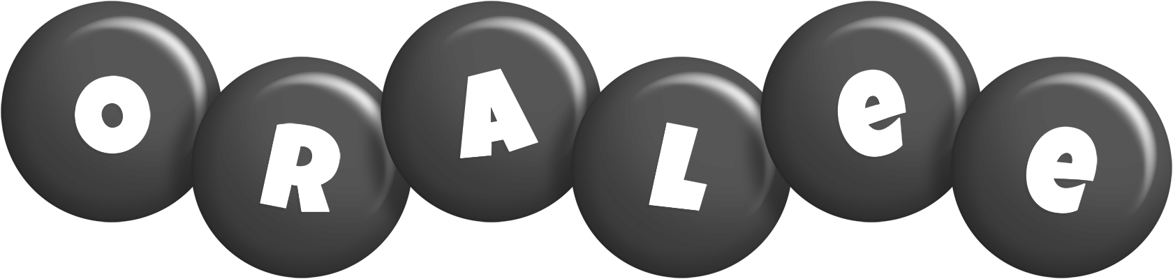 Oralee candy-black logo