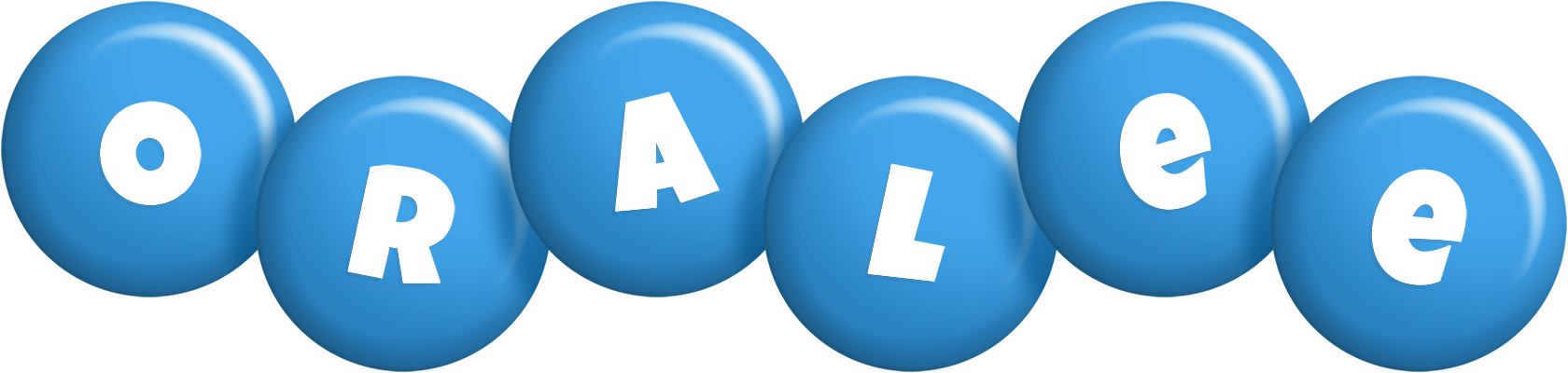 Oralee candy-blue logo