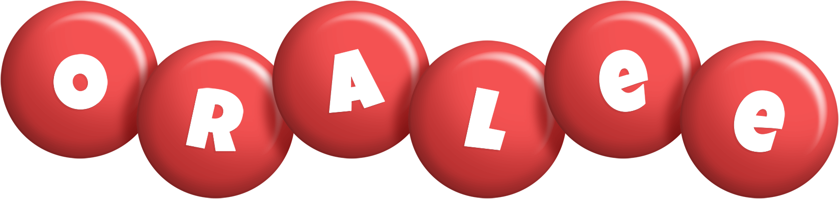 Oralee candy-red logo