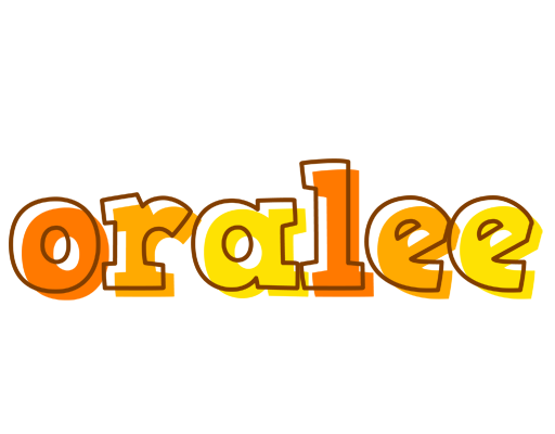 Oralee desert logo