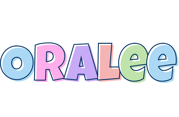 Oralee pastel logo