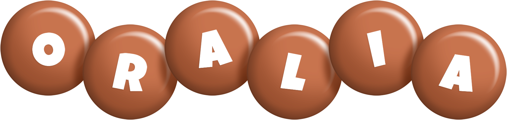 Oralia candy-brown logo