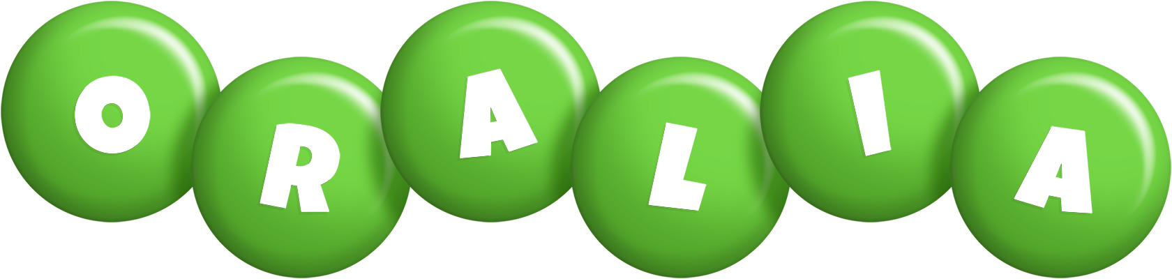 Oralia candy-green logo