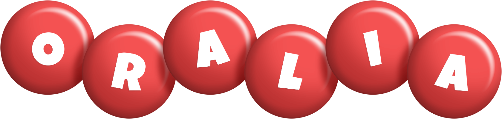 Oralia candy-red logo