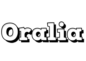 Oralia snowing logo