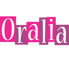 Oralia whine logo