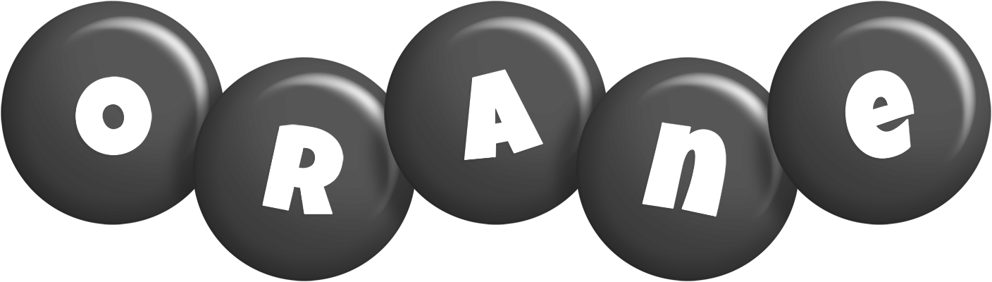 Orane candy-black logo