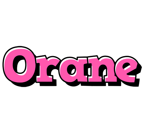 Orane girlish logo