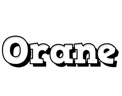 Orane snowing logo