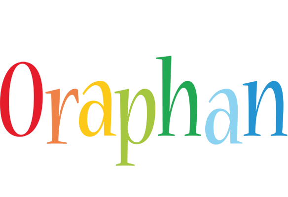 Oraphan birthday logo
