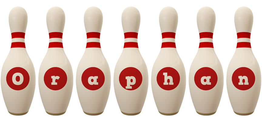 Oraphan bowling-pin logo