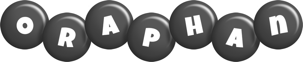 Oraphan candy-black logo
